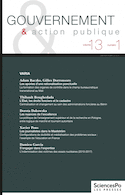 Gouvernement et action publique, v. 13, no 01